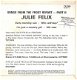 Julie Felix: Songs from “The Frost Report”pt 2 -EP 1967 - 2 - Thumbnail