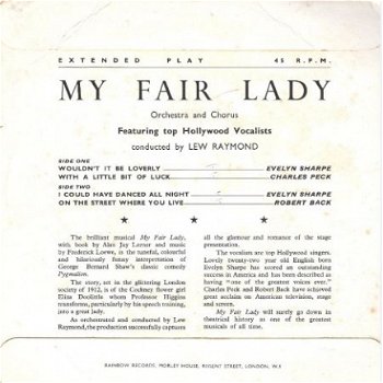 My Fair Lady - fraaie EP - Evelyn Sharp e.a. Fraaie Fotohoes - 2