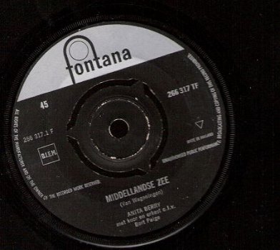 Anita Berry - Middellandse Zee (souvenir van een zomer) 1962 - 1