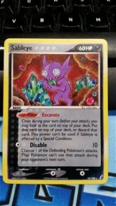 Sableye  10/100 Holo Ex Crystal Guardians