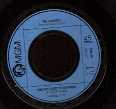 The Osmonds - One Way Ticket To Anywhere - Let me In -single