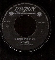 Dale & Grace - I'm Leaving It Up To You -vinyl single 1963