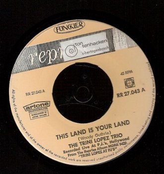 Trini Lopez -This Land Is Your Land - Cielito Lindo - 1