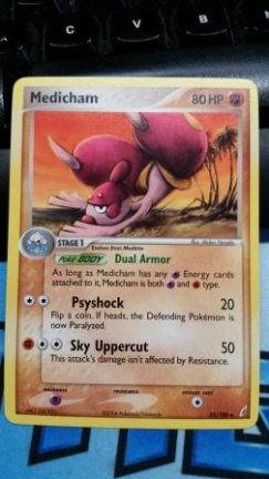 Medicham 25/100 Rare Ex Crystal Guardians - nr. 1