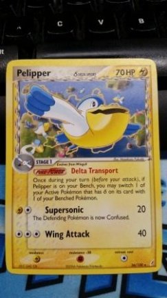 Pelipper 26/100 Rare Ex Crystal Guardians - nr. 1
