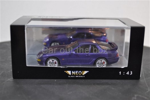 Porsche 968 Turbo S paars 1:43 Neo - 4