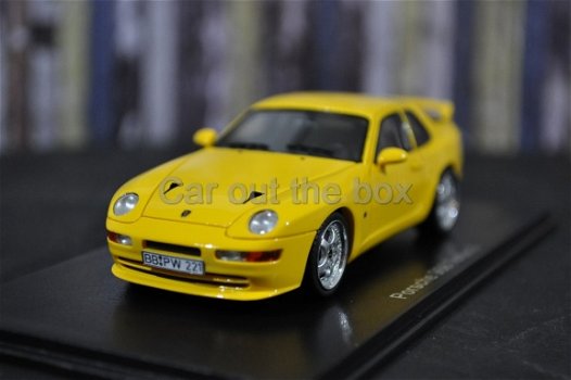 Porsche 968 Turbo S geel 1:43 Neo - 1