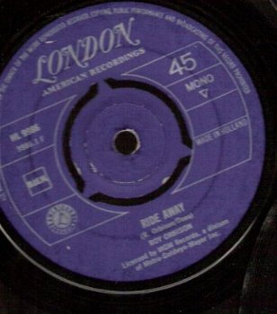 Roy Orbison - Ride Away - Wondering - vinyl single 1965 - 1