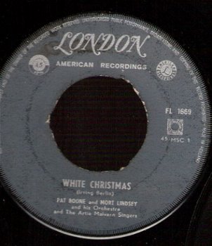 Pat Boone - White Christmas - Jingle Bells -single 1957 - 1