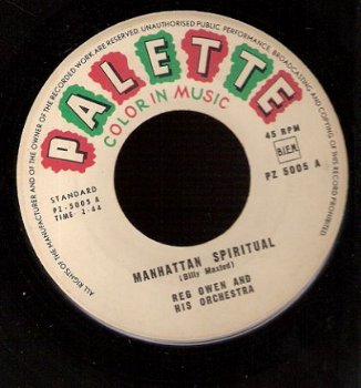 Reg Owen Orchestra-Manhattan Spiritual - Ritual Blues-1959 - 1