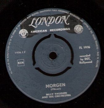 Billy Vaughn Orchestra- Morgen - Jersey Bounce - 1959 - 1