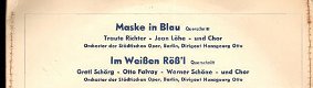 Im Weissen Rössl/ Maske in Blau- Vinyl EP -Genaaide fotohoes - 2 - Thumbnail