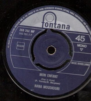 Nana Mouskouri - Mon Enfant - Try To Remember -1969 - 1