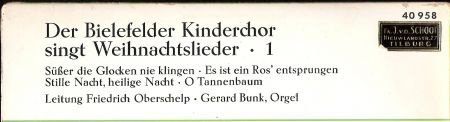 Bielefelder kinderchor -Weinachtslieder -EP - 2