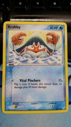 Krabby 54/100 Ex Crystal Guardians - nr. 1