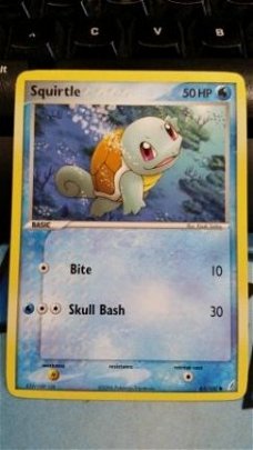Squirtle  63/100 Ex Crystal Guardians