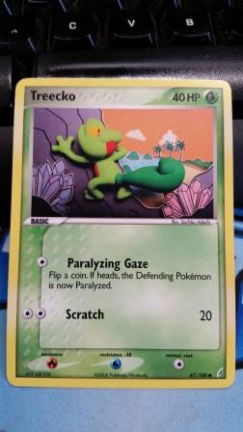 Treecko 67/100 Ex Crystal Guardians - nr. 1
