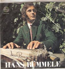 Hans Rümmele – Zither – Vinyl single 1973 (gesigneerd) RARE!