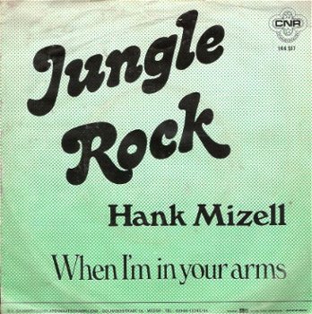 Hank Mizell - Jungle Rock - When I'm In Your Arms - fotohoes - 1