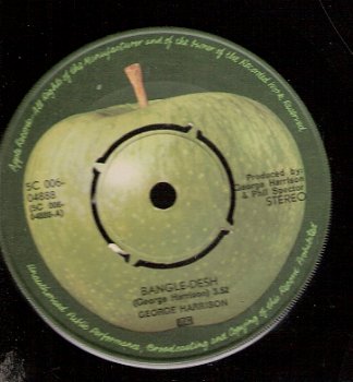 George Harrison - Bangla Desh - Deep Blue - Apple -1971 - 0