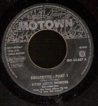 Stevie Wonder - Fingertips pt 1 & 2-Vroege MOTOWNKLASSIEKER - 1