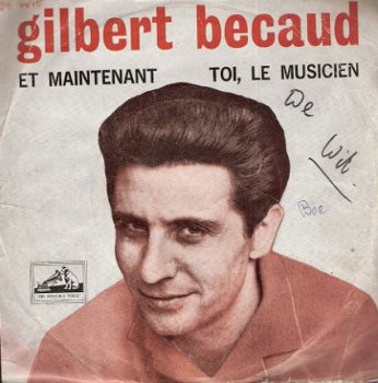 Gilbert Bécaud - Et Maintenant - Toi, Le Musicien _FOTOHOES - 1