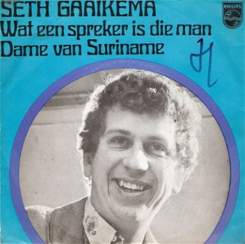 Seth Gaaikema - Wat Een Spreker Is Die Man -Fotohoes - 1969 - 1