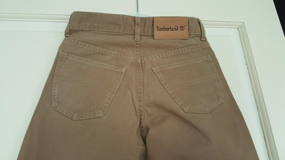 Timberland warm bruine 5-pocket broek maat 128 - 5