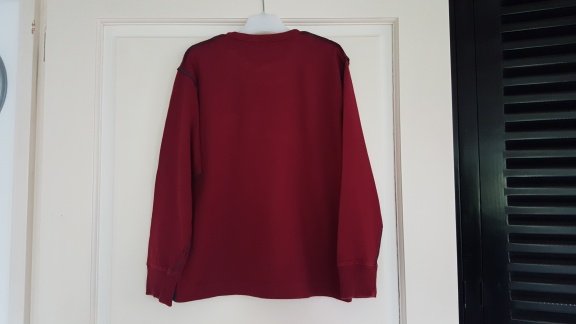 Gant wijnrode longsleeve maat 122/128 nieuw - 3