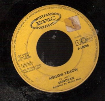 Donovan - Mellow Yellow - Sunny South Kensington - 1