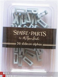 spare-parts slide on alphas blue