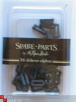 spare-parts slide on alphas black - 1