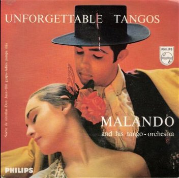 Malando and his Tango Orchestra -EP Unforgettable Tango's - 1