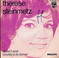 Therese Steinmetz - Speel 't  Spel - Voorbij Is Die Zomer