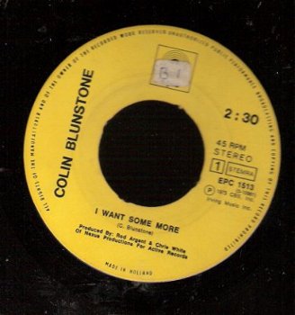 Colin Blunstone- I Want Some More- Pay Me Later-Vinyl 1973 - 1