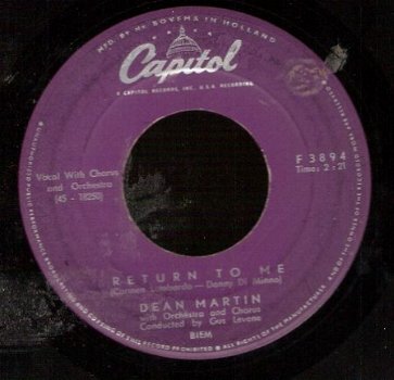 Dean Martin - Return To Me - Forgetting You - 1
