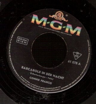 Connie Francis - Barcarole In Der Nacht - Colombino - 1