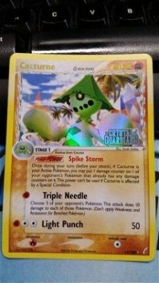 Cacturne  15/100 Rare (reverse) Ex Crystal Guardians