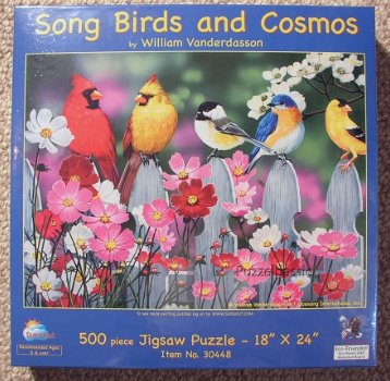 SunsOut - Song Birds and Cosmos - 500 Stukjes Nieuw - 2