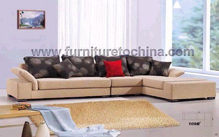 moderne sofa, vrije tijd hoekbank, stijlvolle stoffen sofa - 1
