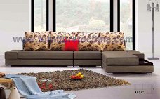 moderne sofa, stof vrije tijd zitting, L scherpe hoekbank