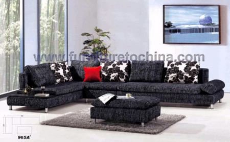 moderne sofa, stof vrije tijd zitting, L scherpe hoekbank - 4