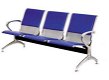 metalen stoel te wachten, de luchthaven ontvangst meubels - 2 - Thumbnail