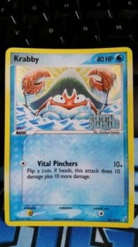 Krabby 54/100 (reverse) Ex Crystal Guardians - 1