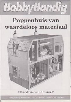 Poppenhuis van waardeloos materiaal Hobby-Handig GERESERVEERD - 1