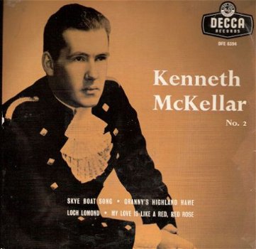 Kenneth McKellar-EP no. 2 (Loch Lomond e.a.) Hardcover- FOLK Scotland /vinyl EP - 1