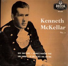 Kenneth McKellar-EP no. 2 (Loch Lomond e.a.) Hardcover- FOLK Scotland /vinyl EP