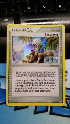 Castaway 72/100 (reverse) Ex Crystal Guardians - nr. 1