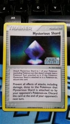 Mysterious Shard  81/100 (reverse) Ex Crystal Guardians