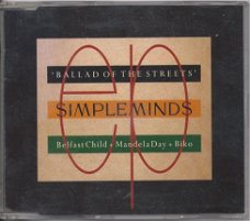 CD Single Simple Minds Ballad of the Street